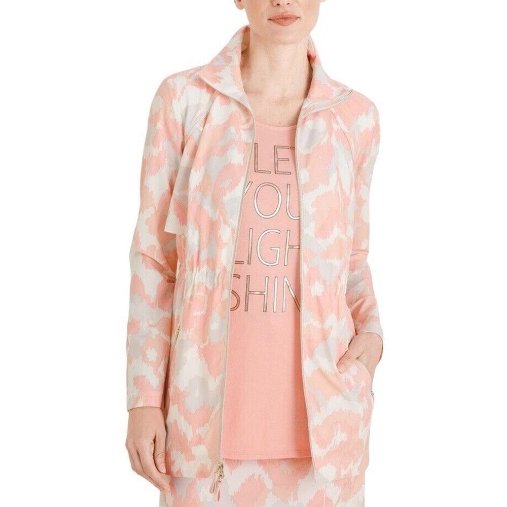 Chicos Zenergy Printed Anorak Golf Jacket Womens Size XL 16 NWT $129
